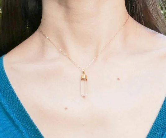 Pendule Bali Crystal, pendentif haut K22 or