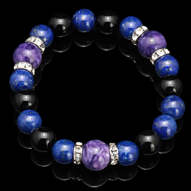 Charoite & Lapis Lazuli bracelet