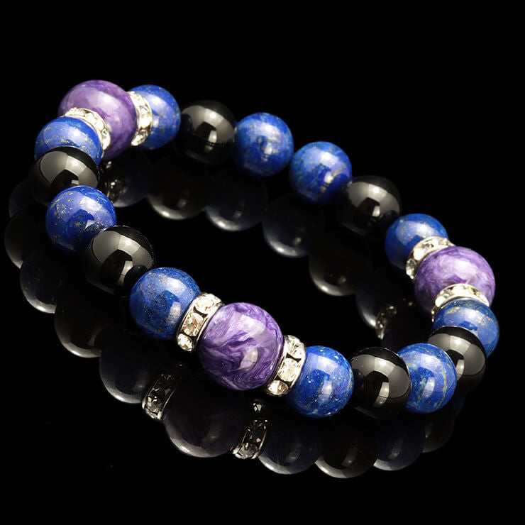 Charoite & Lapis Lazuli bracelet