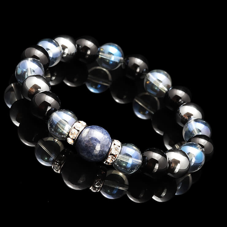 Aura & Sapphire bracelet, 12mm