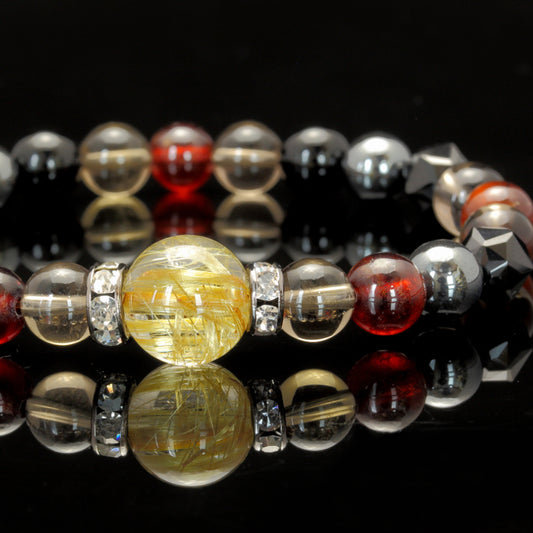 Titin Rutile Quartz bracelet